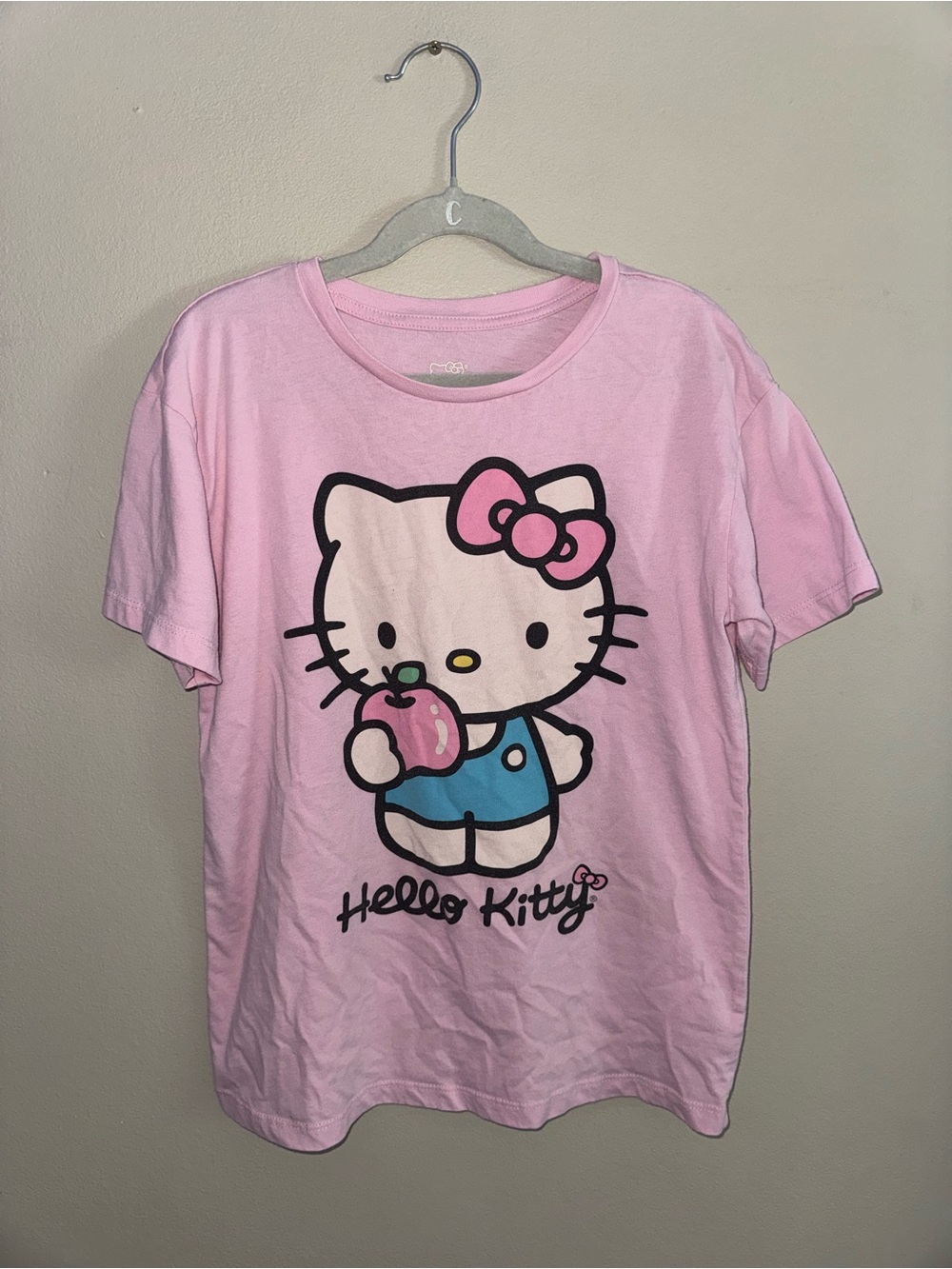 Hello Kitty Light Pink Short Sleeve Tee with Graphic
